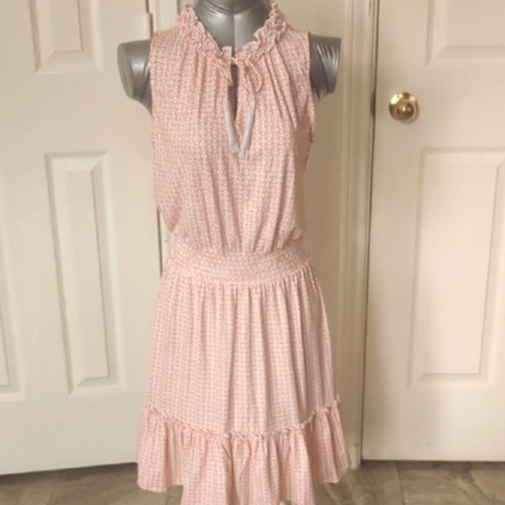 CABANA LIFE Women's Tassels Smocked Waist/Mini Dress